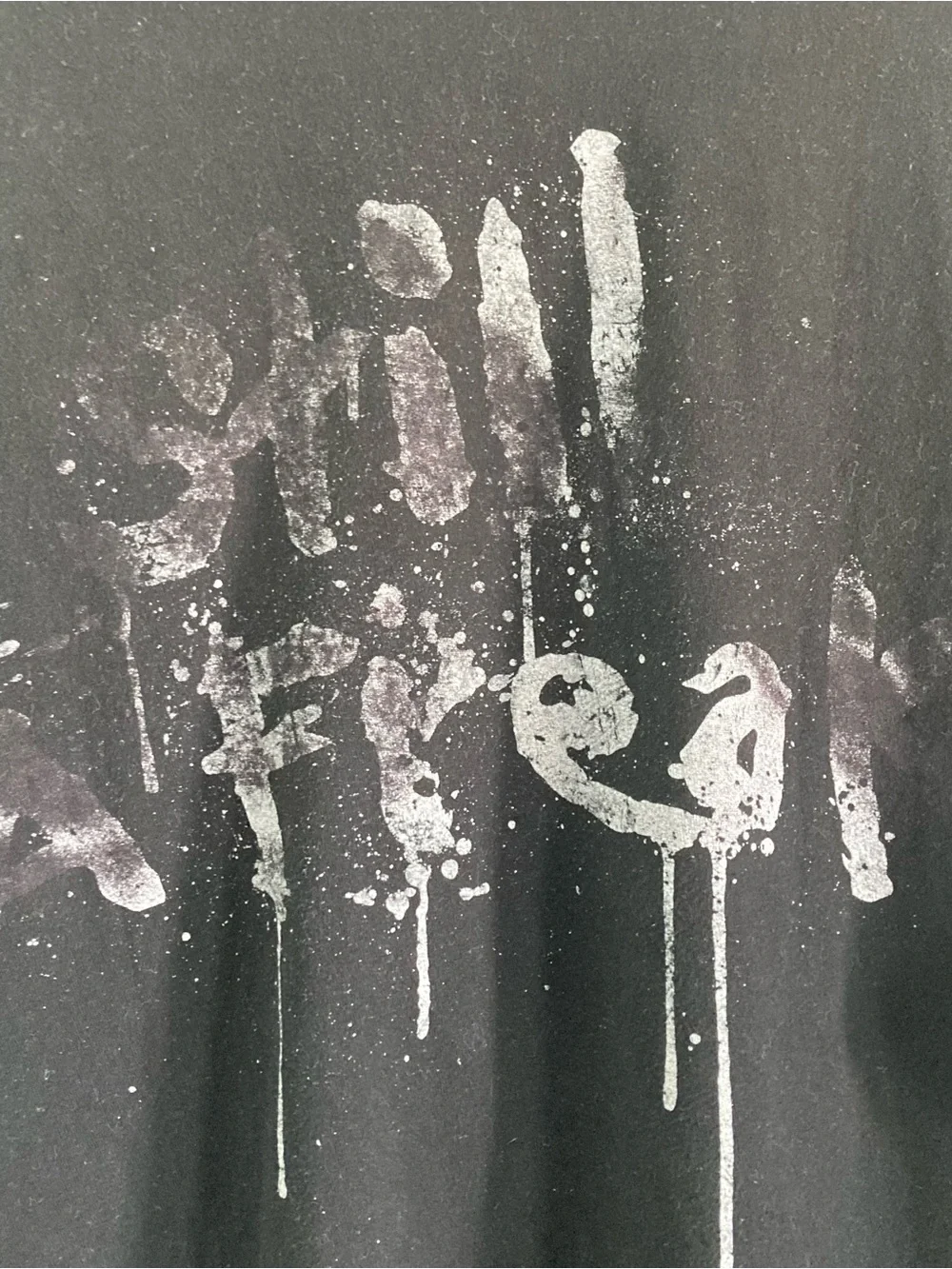 KORN Still a Freak Spray Paint White Black Graphic Band Tee Shirt - Picture 4 of 5